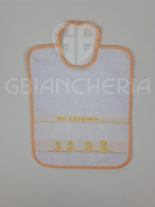 SET 3 BAVAGLIE GIALLE NEONATO