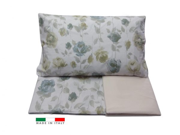 COMPLETO LETTO SILVYE VERDE IN COTONE