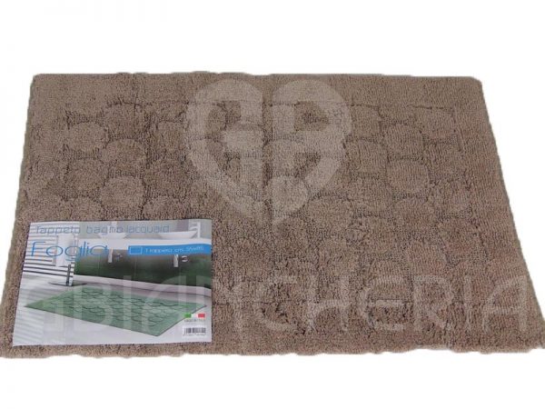 TAPPETO BAGNO FOGLIA 55x110cm