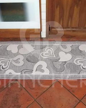 TAPPETO CUORE ANTISCIVOLO 55x115cm – GBiancheria