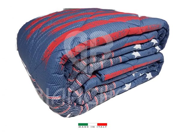 TRAPUNTA INVERNALE U.S.A. BLU IMBOTTITA