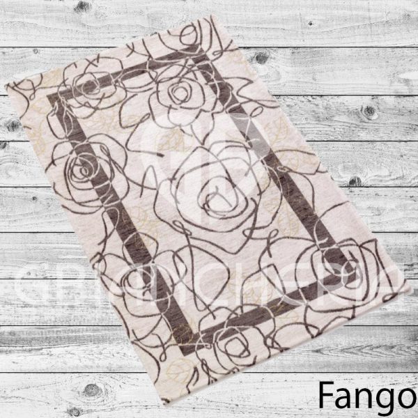 TAPPETO CAMELIA FANGO ANTISCIVOLO