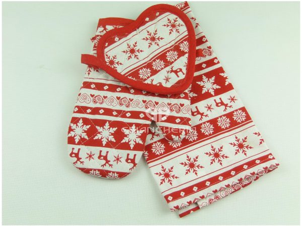 SET 3 PEZZI CUCINA NATALE MELODY