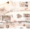 COPRIPIUMINO SHABBY CUORE BEIGE - immagine 2