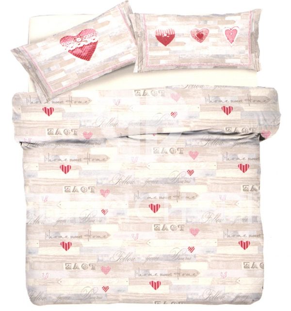 COPRIPIUMINO SHABBY LOVE ROSSO