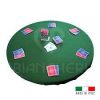 PANNO POKER VERDE ROTONDO - immagine 2