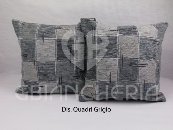 CUSCINI QUADRI GRIGI cm40x40