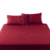 COMPLETO LETTO BORDEAUX IN COTONE - immagine 2