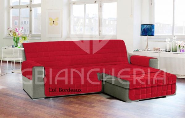 COPRIDIVANO BORDEAUX CON PENISOLA