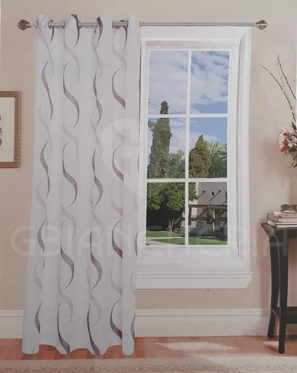 TENDAGGIO DEBORA COLORE GRIGIO 140x290