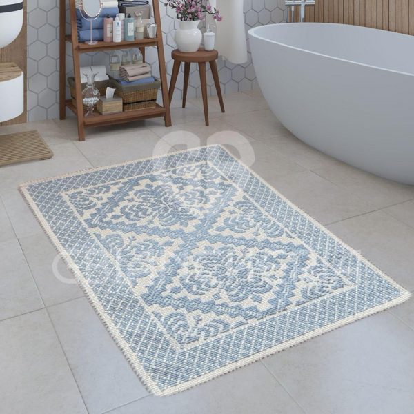 TAPPETO SARDO MULTIUSO AZZURRO