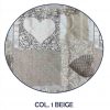 COPRIDIVANO SHABBY CON PENISOLA BEIGE - immagine 2