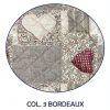 COPRIDIVANO SHABBY CON PENISOLA BORDEAUX - immagine 2