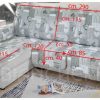 COPRIDIVANO SHABBY CON PENISOLA BORDEAUX - immagine 5