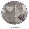 COPRIDIVANO SHABBY CON PENISOLA GRIGIO - immagine 2