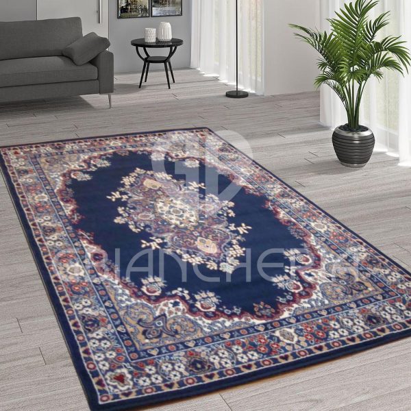 TAPPETO PERSIANO BLU PER SALOTTO