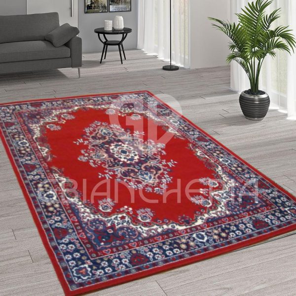 TAPPETO PERSIANO ROSSO PER SALOTTO