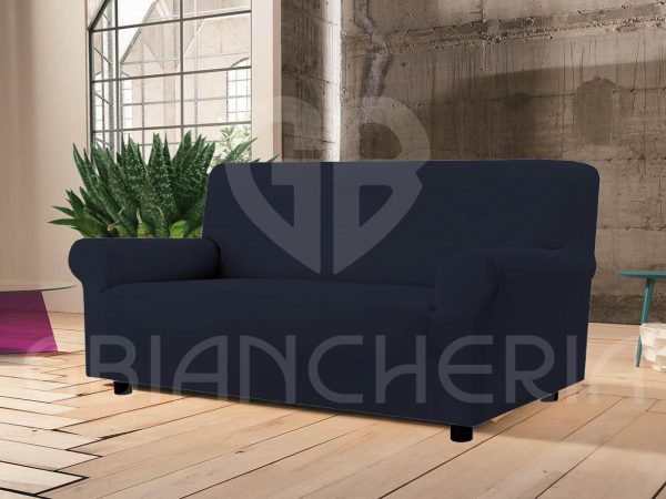 COPRIDIVANO BIELASTICO BLU