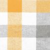 TOVAGLIA IN COTONE VICHY GIALLO TINTO IN FILO - immagine 3