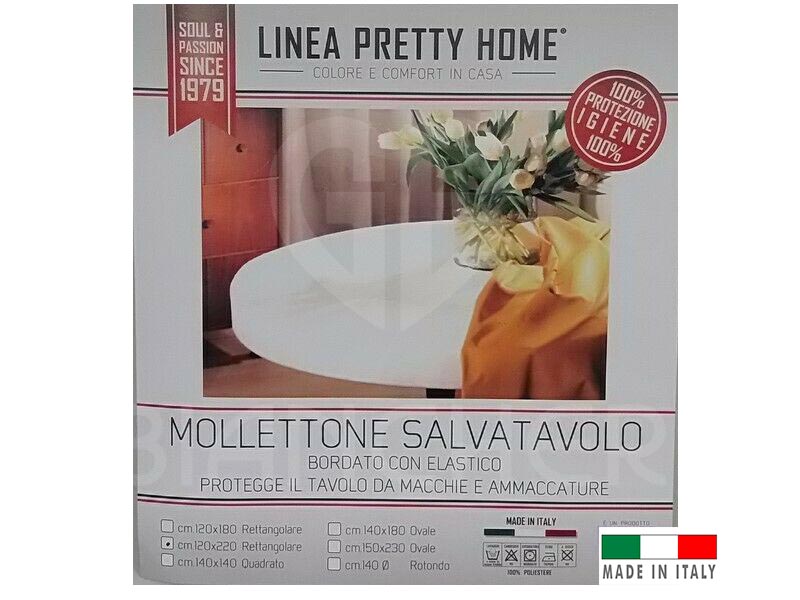 MOLLETTONE SALVATAVOLO BIANCO ROTONDO – GBiancheria