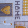 TOVAGLIA STAMPATA SHABBY OCRA IN COTONE - immagine 2