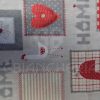 TOVAGLIA STAMPATA SHABBY ROSSO IN COTONE - immagine 2