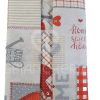 TOVAGLIA CON TOVAGLIOLI SHABBY ROSSO - immagine 4