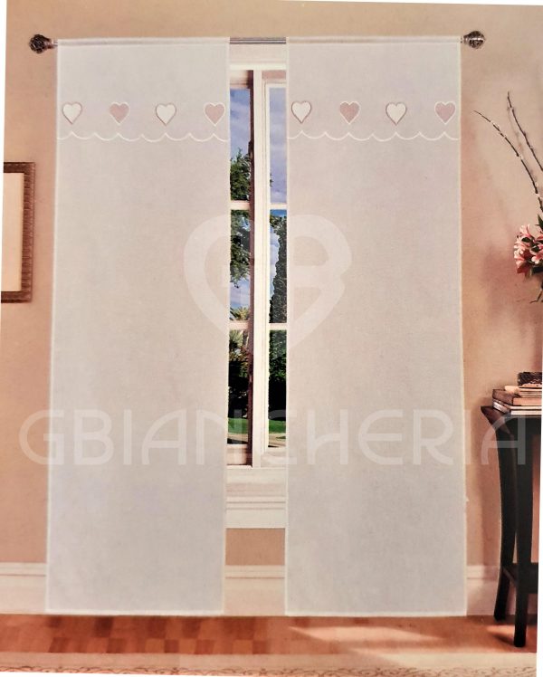 TENDE CUORE GRANDE BEIGE MISURA 60x240