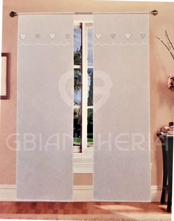 TENDE CUORE GRANDE GRIGIO MISURA 60x240
