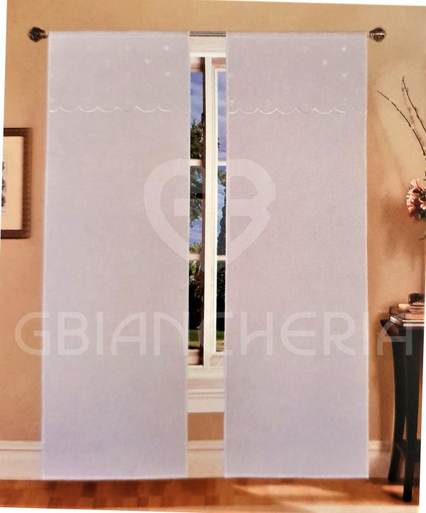 TENDE CUORE PICCOLO NATURAL MISURA 60x240