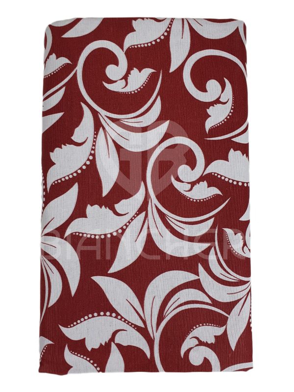 GRAND FOULARD ARREDATUTTO PALMA BORDEAUX
