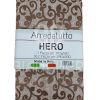 GRAND FOULARD ARREDATUTTO GIGLIO MARRONE - immagine 3