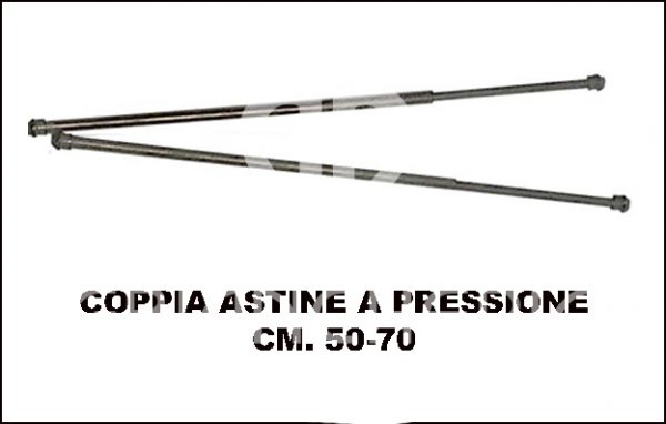 COPPIA ASTINE A PRESSIONE NERO/ORO