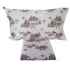 COPRIPIUMINO TIROLO BEIGE IN COTONE - immagine 2
