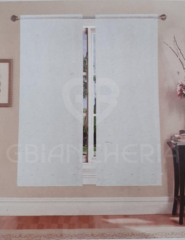 TENDE ISABEL RICAMO BIANCO MISURA 60x150