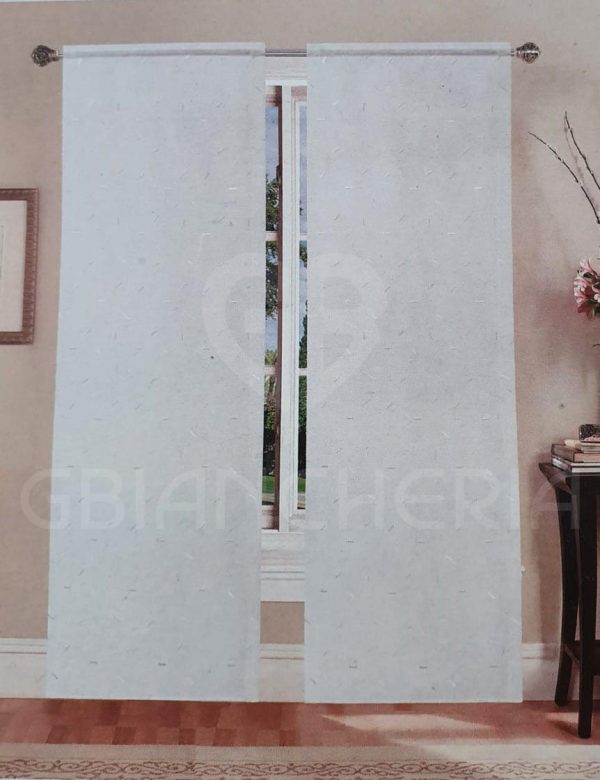 TENDE ISABEL RICAMO BIANCO MISURA 60x240