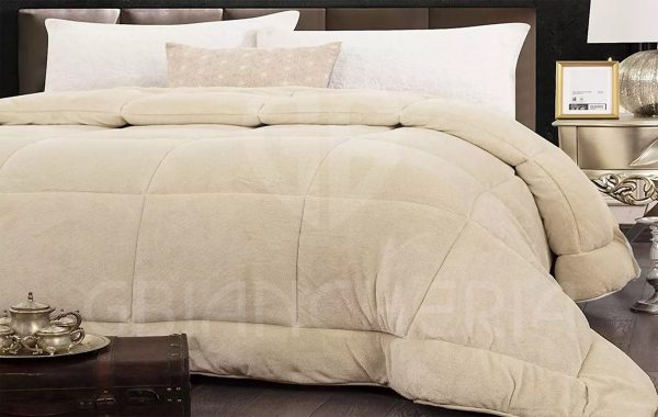TRAPUNTA VELLUTO PELLICCIA BEIGE