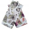 TOVAGLIA STAMPATA FICHI BEIGE MISTO COTONE - immagine 3