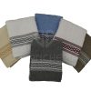 SALVIETTE BAGNO GRECA BIANCO GRIGIO - immagine 3