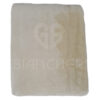 PLAID MORBIDOSO CORAL MICROFIBRA TINTA UNITA BEIGE - immagine 2