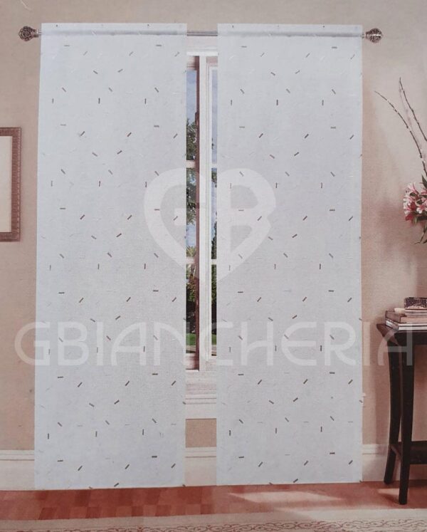 TENDE ISABEL RICAMO TORTORA MISURA 45x240
