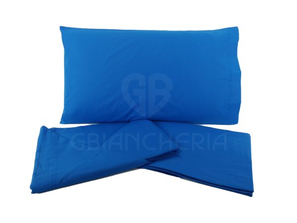 COMPLETO LETTO COBALTO IN COTONE