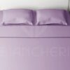 COMPLETO LETTO LILLA IN COTONE - immagine 2