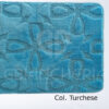 TAPPETO BAGNO TRE PEZZI FIORI - immagine 5