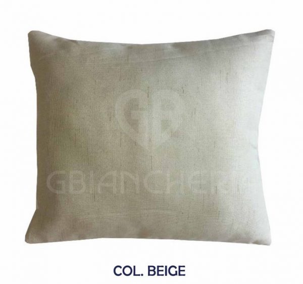 CUSCINO EFFETTO CANAPA BEIGE 50X50