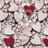 TAPPETO EMOZIONI CUORI LEGNO ANTISCIVOLO - immagine 2
