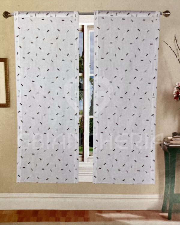 TENDE ISABEL RICAMO GRIGIO MISURA 60x150
