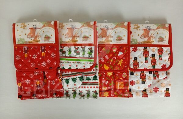 SET 3 PEZZI CUCINA NATALE NATALIA