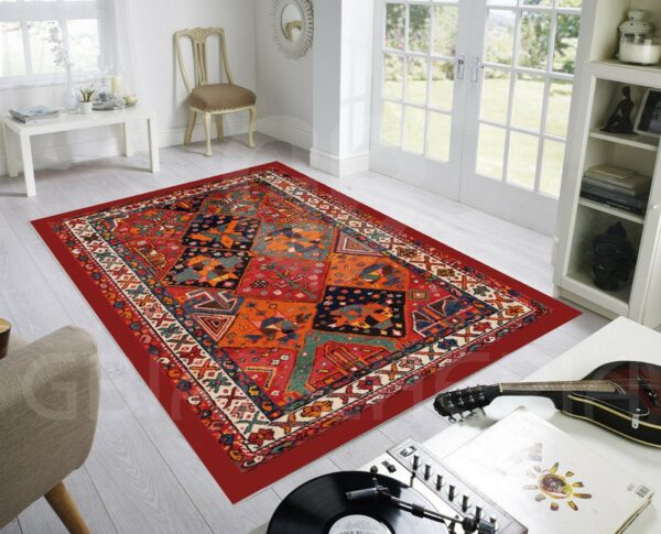 TAPPETO ORIENTALE BAKHTIARI ARANCIO