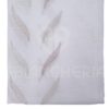 COPPIA TENDE IRMA RICAMATA CON FOGLIE BEIGE - immagine 2